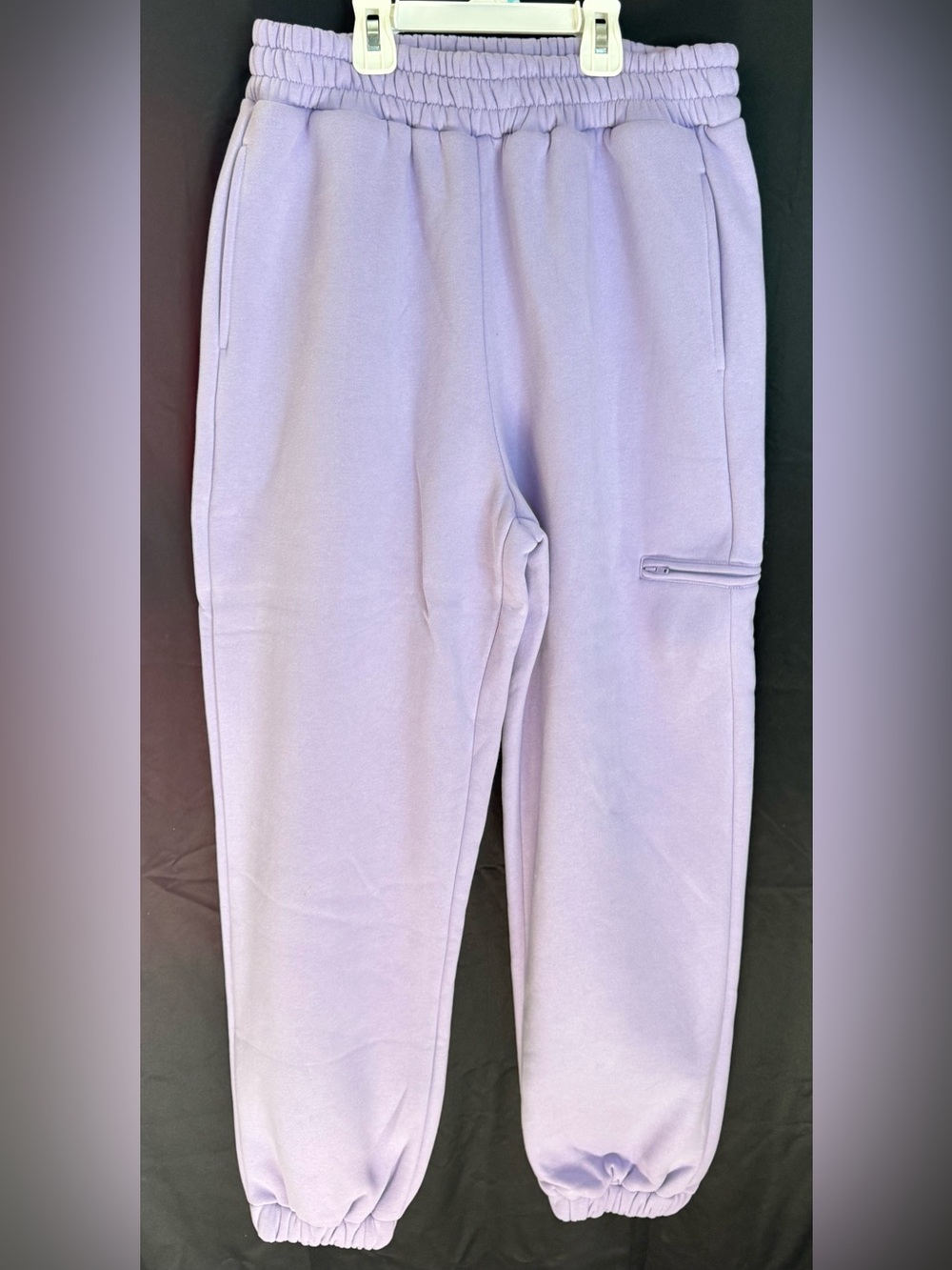 NWOB Comfrt Airplane Mode Lavender Travel Sweatpants Size Medium